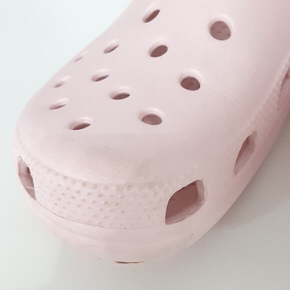 Crocs Clogs Womens 9 Slip On Water Shoes Light Pink Rubber Summer Comfort Shoe - Picture 8 of 10